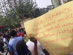 YABATECH Students Protest Dead of Colleague